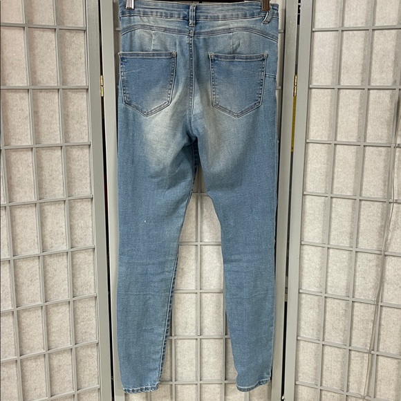 Rio Distressed Blue Women's Jeans, Size 3 - Picture 4 of 10